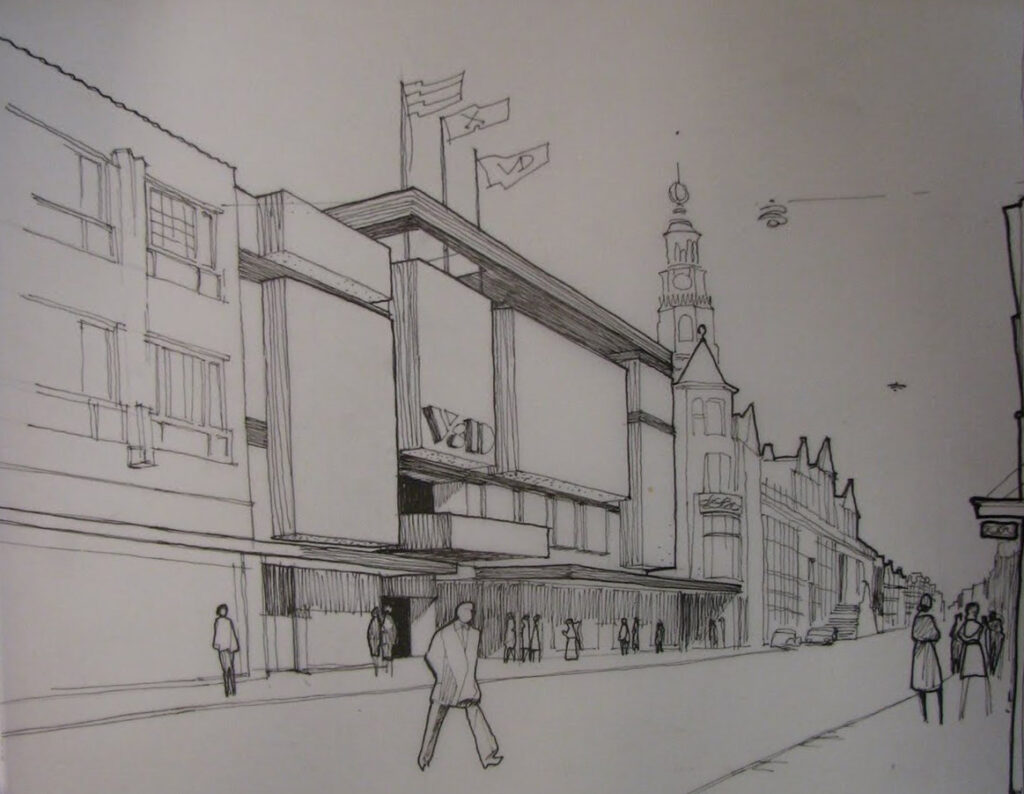 Bouwhistorisch onderzoek Leiden Vroom en Dreesman